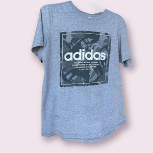 Adidas Amplifier Tee “The Brand With The 3 Stripes” T-Shirt Size Medium